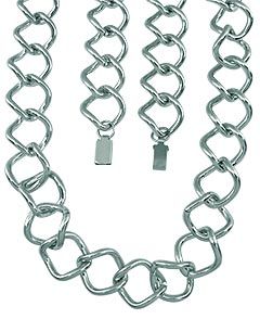 Corrente grossa masculina em aço inox maciç
